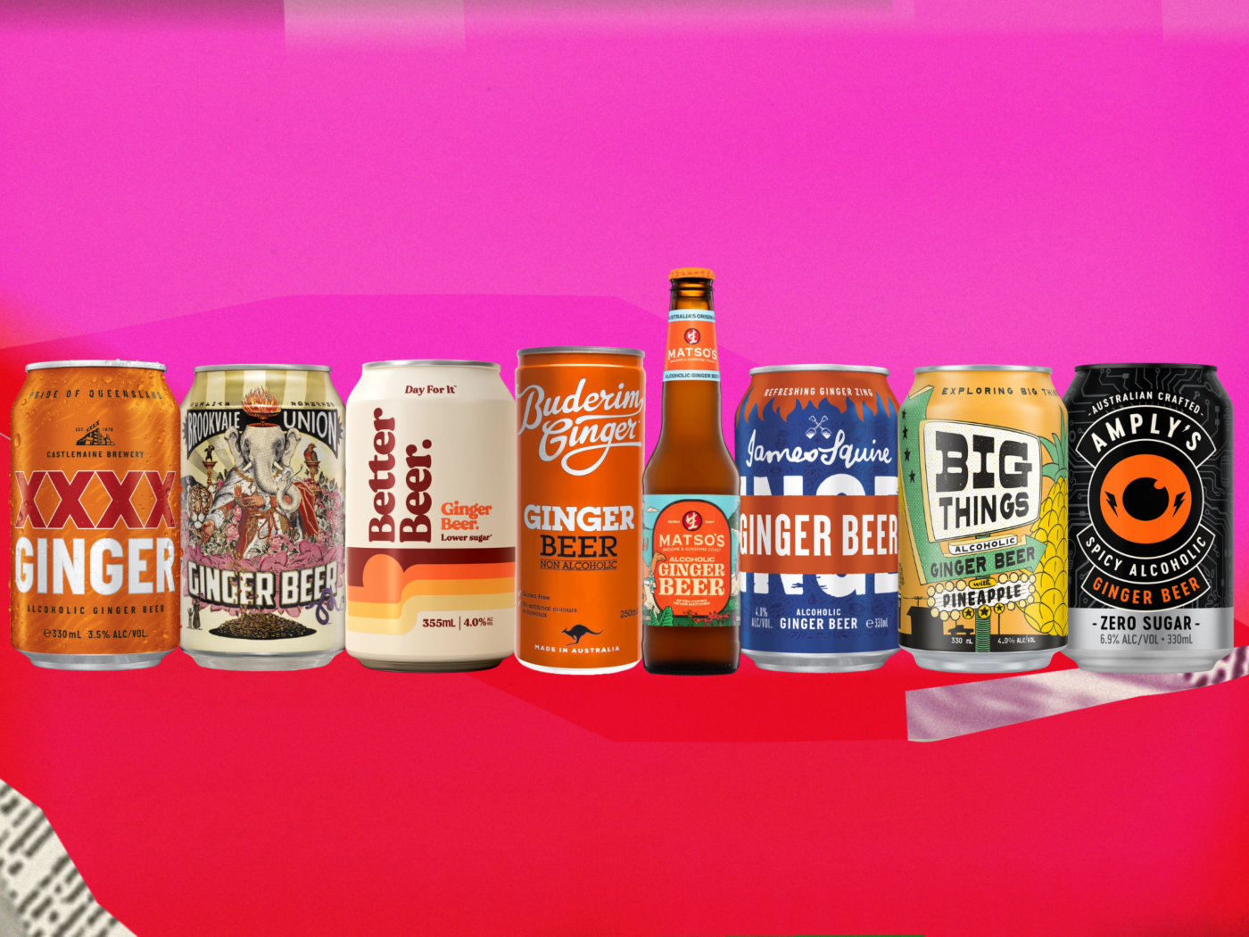 8 of the best Aussie ginger beers to enjoy this&nbsp;season