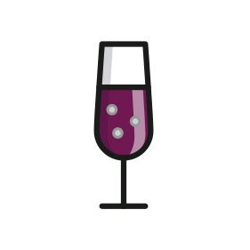 Sparkling red wine