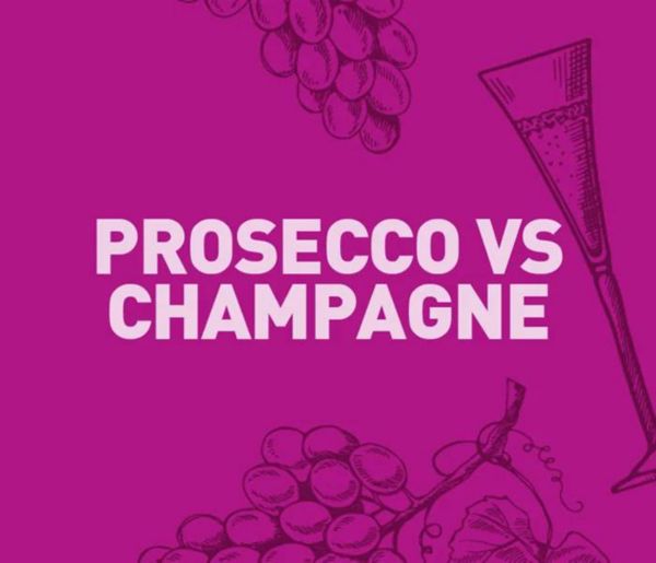 Prosecco vs Champagne