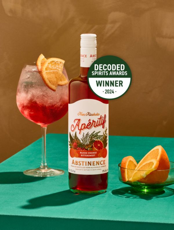 Abstinence Blood Orange Aperitif Non Alcoholic Spirit